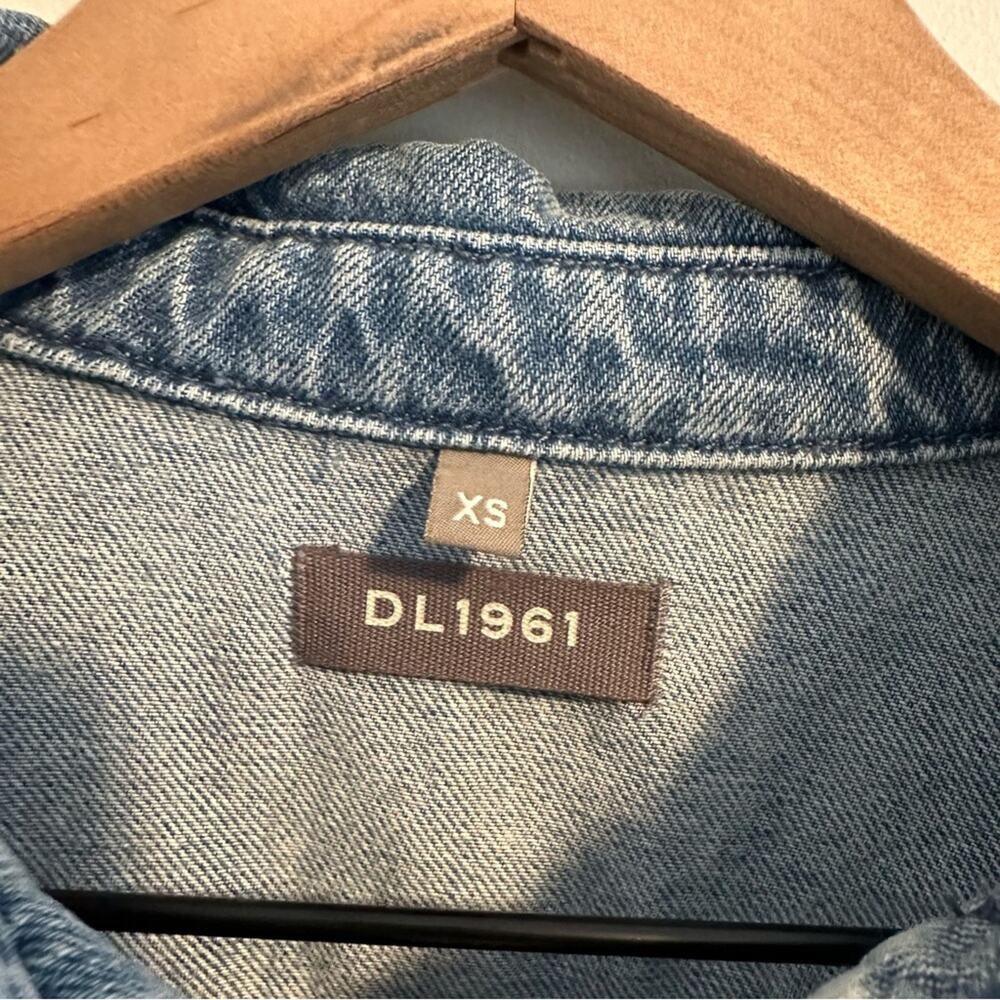 DL1961 Light Denim Button Front Shirt Jacket XS - Picture 15 of 15